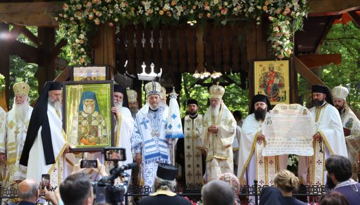Ocrotitor şi rugător pentru obştea Mănăstirii „Brâncoveanu”. Proclamarea canonizării Sfântului Serafim cel Răbdător de la Sâmbăta de Sus