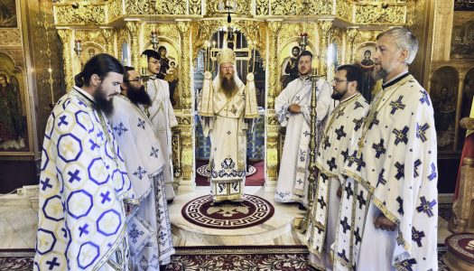 Preasfințitul Părinte Andrei a săvârșit Sfânta Liturghie la Catedrala Episcopală din Miercurea Ciuc, în Duminica a 10-a după Rusalii