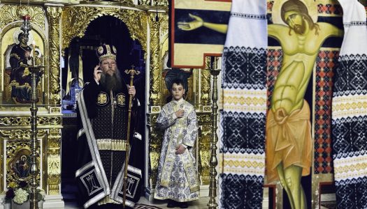 Denia celor 12 Evanghelii, săvârșită la Catedrala Episcopală din Miercurea Ciuc