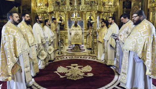 Vecernia din Duminica Paștilor la Catedrala Episcopală din Miercurea Ciuc